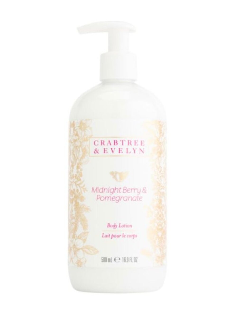 Crabtree & Evelyn Midnight Berry & Pomegranate Body Lotion 16.9 oz Moisturizer